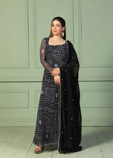Bandhani Asymmetric Neck Anarkali with Dupatta